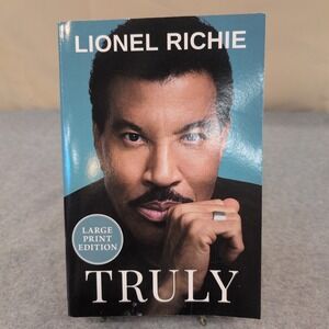 Lionel Richie Truly Memoir Large Print Edition Paperback 2025 First Edition VG+